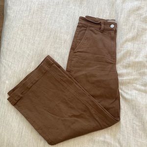 Wide leg everlane crop pants